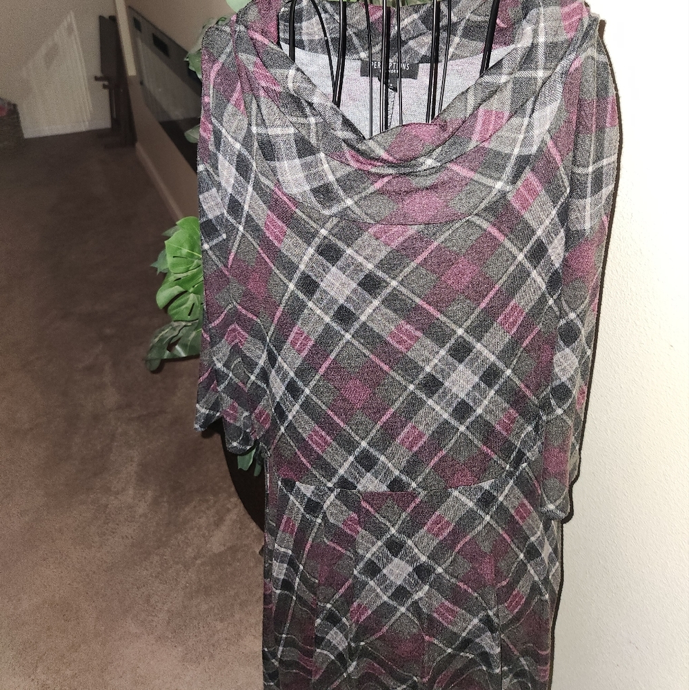 Perceptions Cowneck Midi Dress - Picture 2 of 4